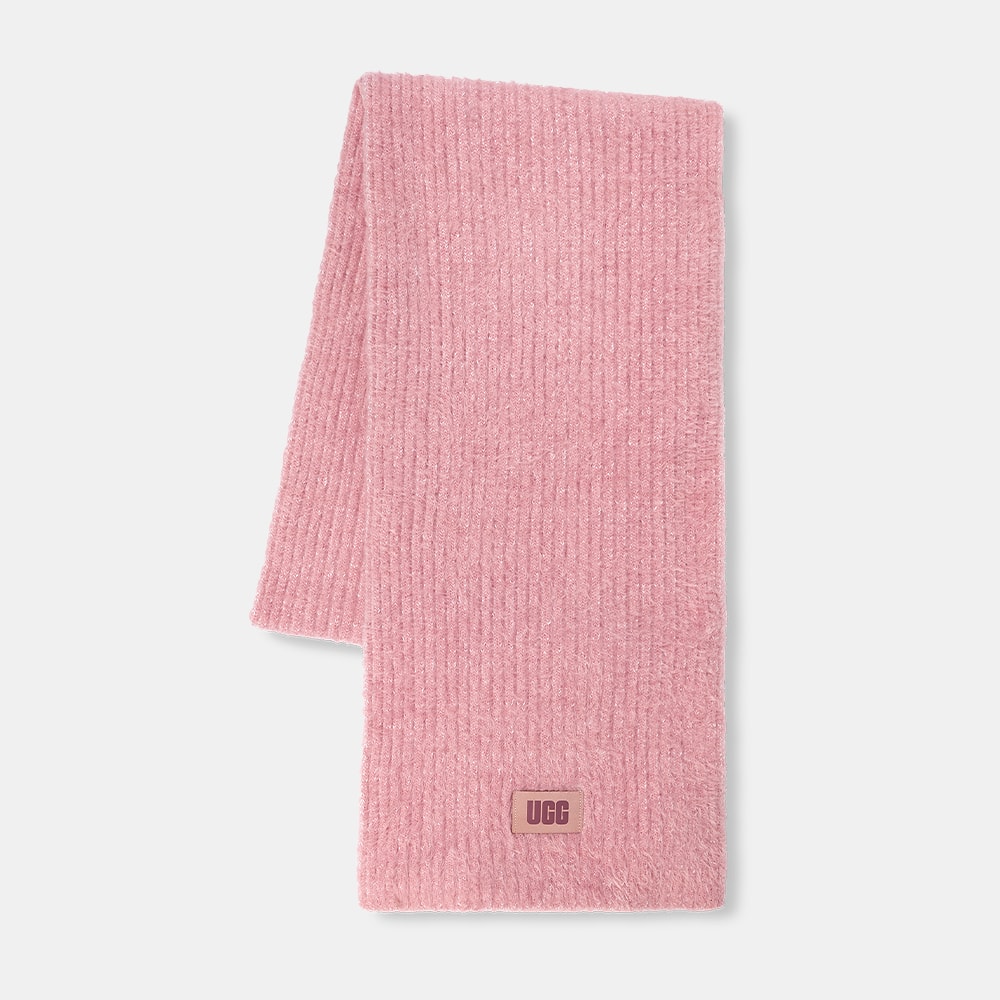 Cachecol UGG Plait Plush Knit Rosa