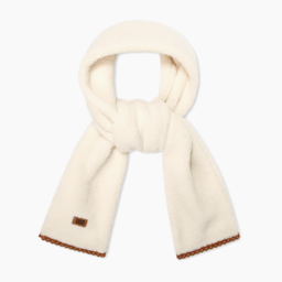 Cachecol UGG UGGfluff Scalloped Branco