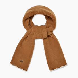 Cachecol UGG UGGfluff Scalloped Caramelo