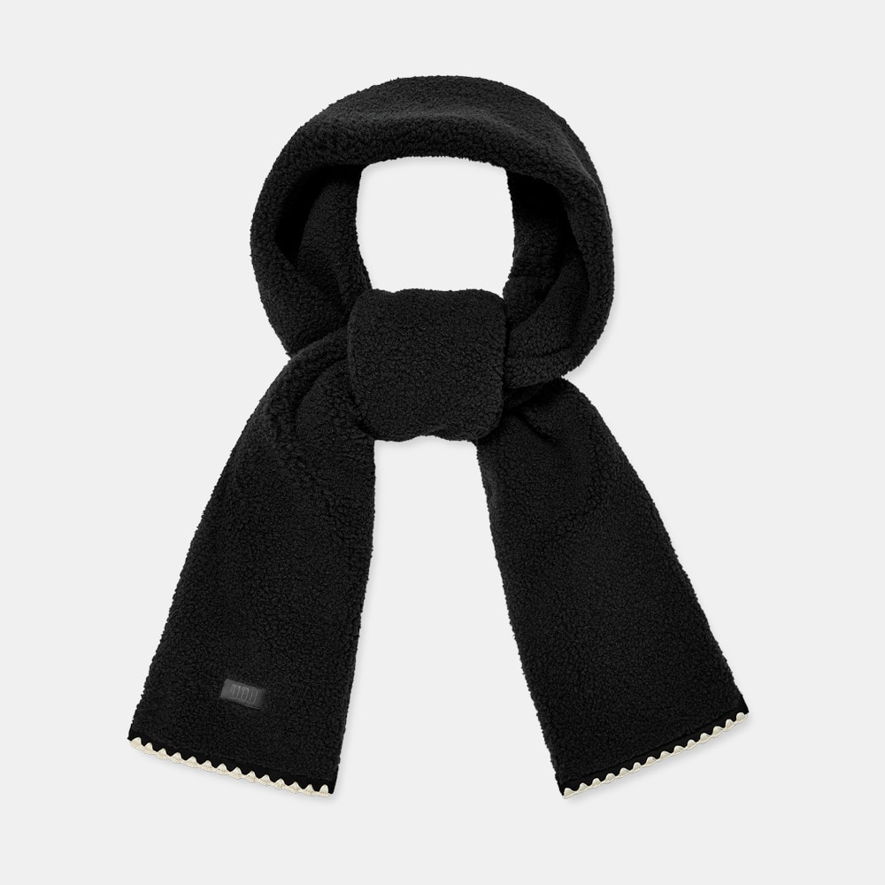 Cachecol UGG UGGfluff Scalloped Preto
