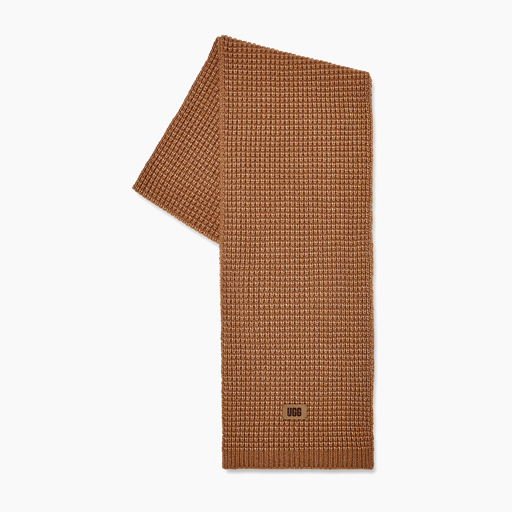 Cachecol UGG Waffle Caramelo