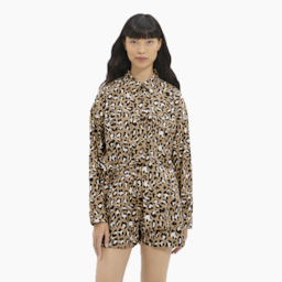 Camisa UGG Kimya Animal Print