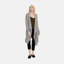 Cardigan UGG Phoebe Wrap Cinza