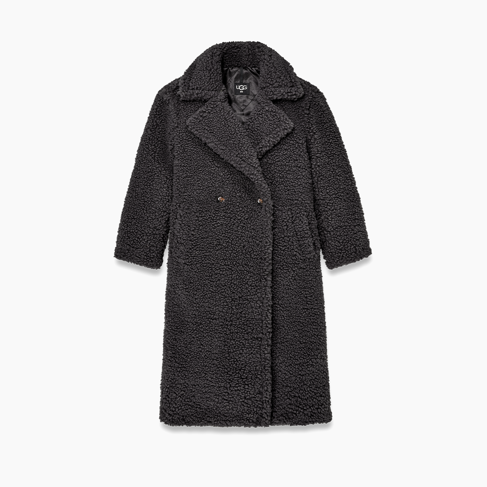 Casaco UGG Gertrude Long Teddy Preto