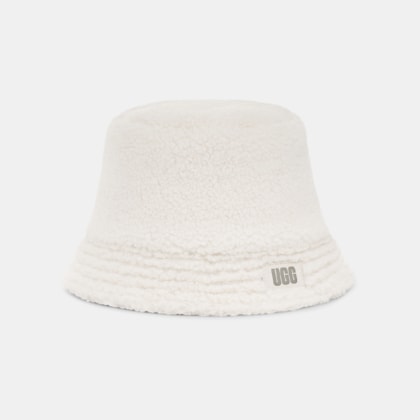 Chapéu Infantil Bucket UGG Fluff Branco