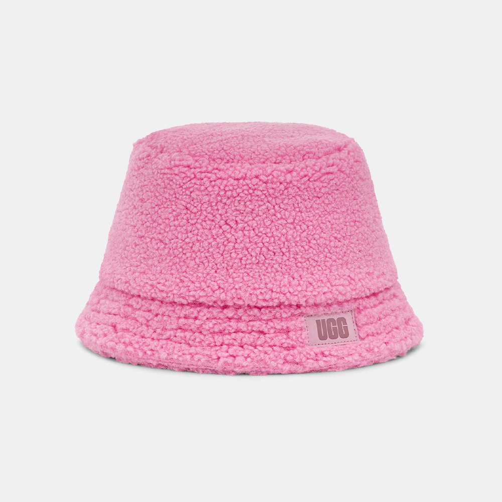 Chapéu Infantil Bucket UGG Fluff Rosa