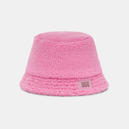 Chapéu Infantil Bucket UGG Fluff Rosa