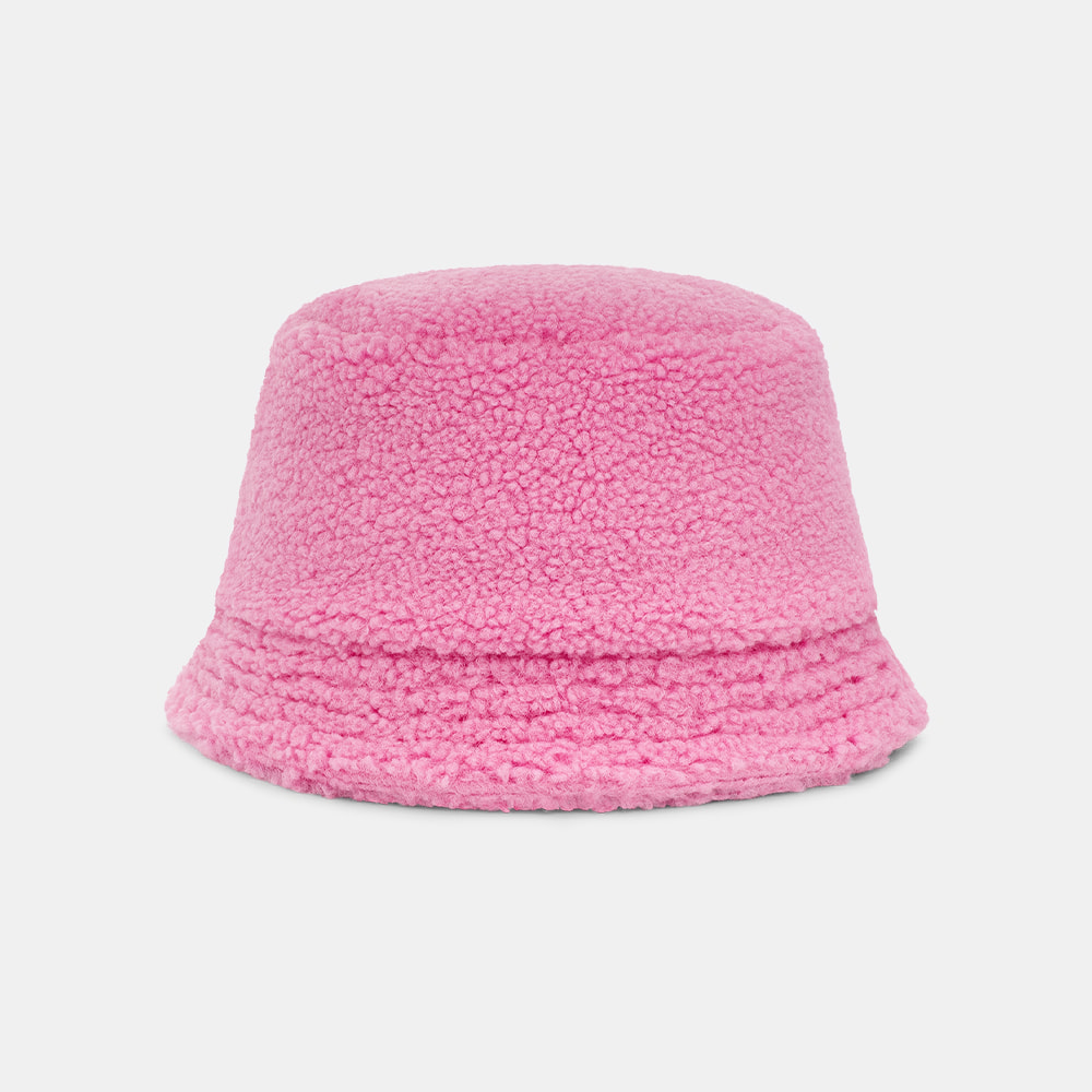 Chapéu Infantil Bucket UGG Fluff Rosa