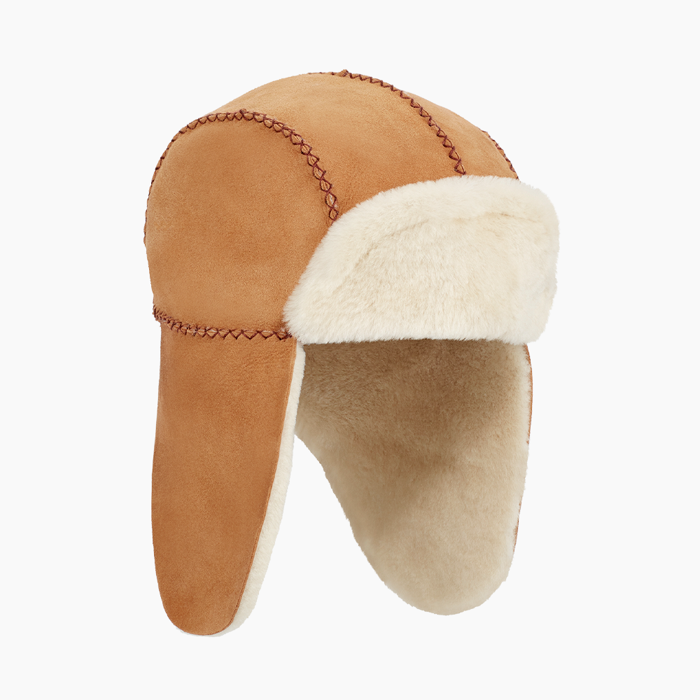 Chapéu UGG Infantil Trapper Caramelo