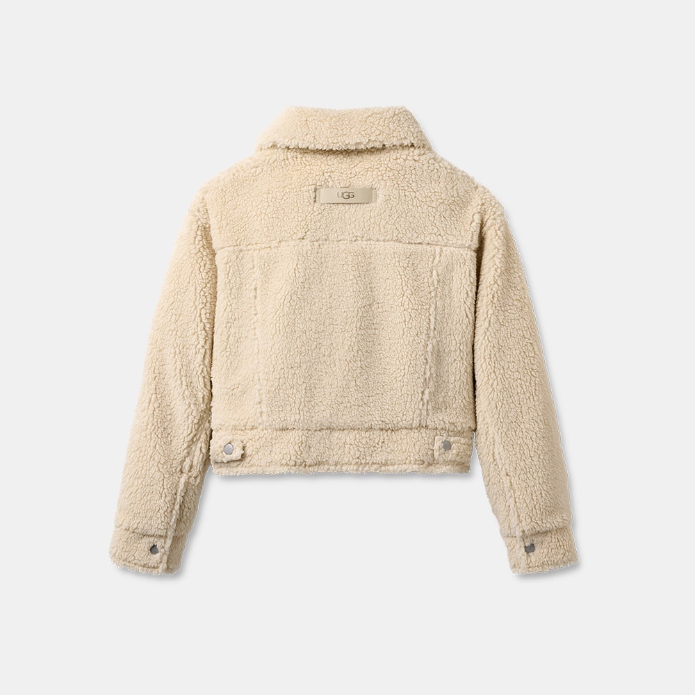 Jaqueta UGG Frankie Short Trucker Off White