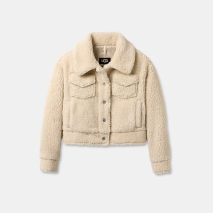 Jaqueta UGG Frankie Short Trucker Off White