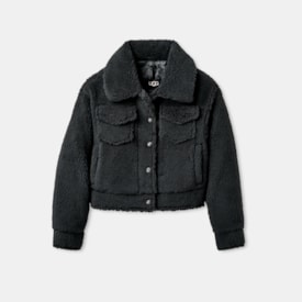 Jaqueta UGG Frankie Short Trucker Preto