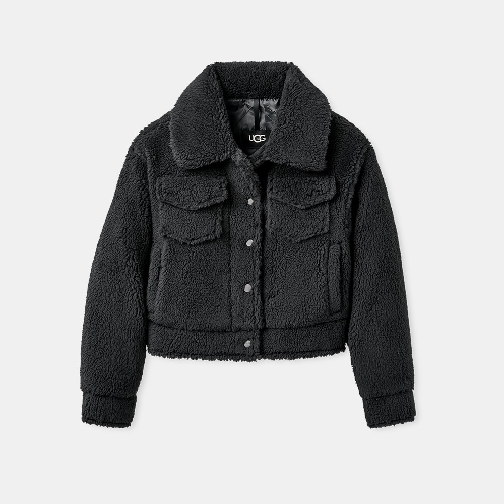 Jaqueta UGG Frankie Short Trucker Preto