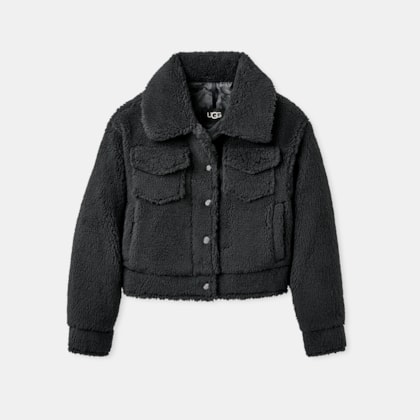 Jaqueta UGG Frankie Short Trucker Preto