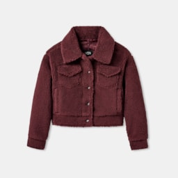 Jaqueta UGG Frankie Short Trucker Vinho