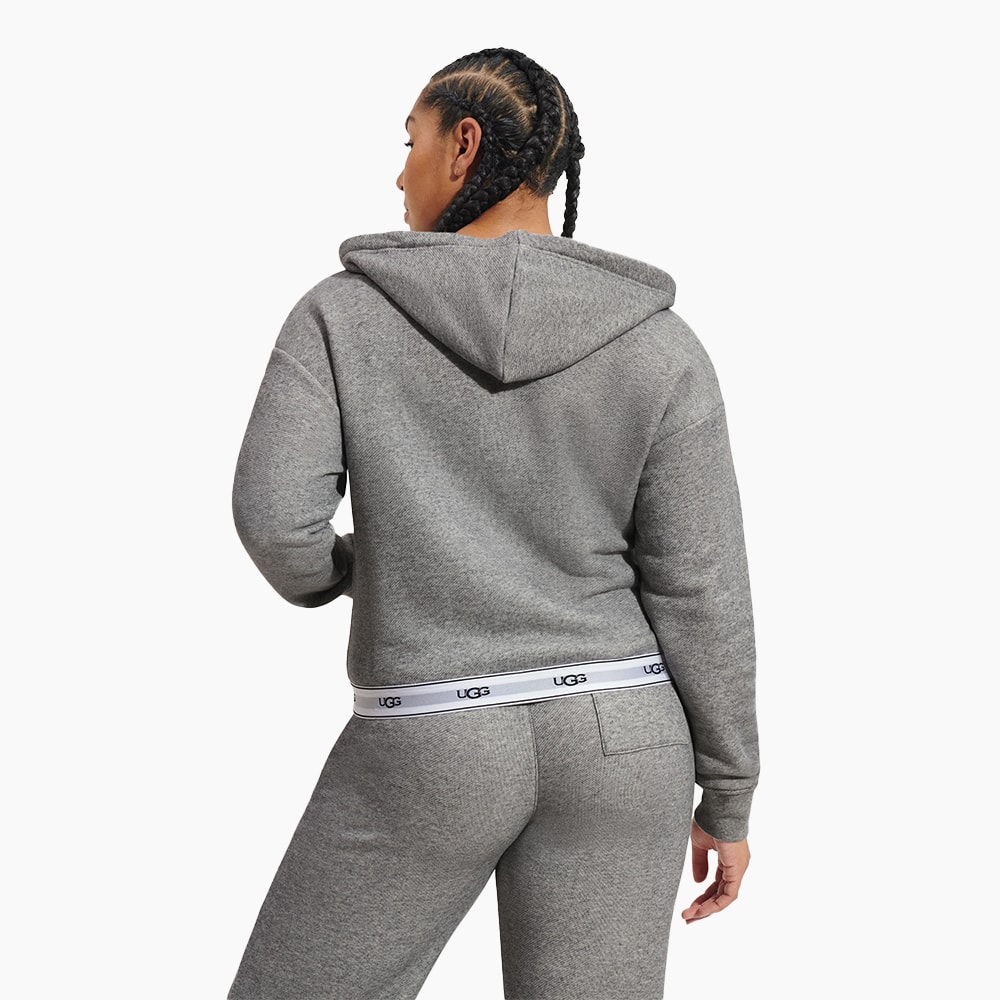 Jaqueta UGG Kaelie Zip Hoodie Cinza