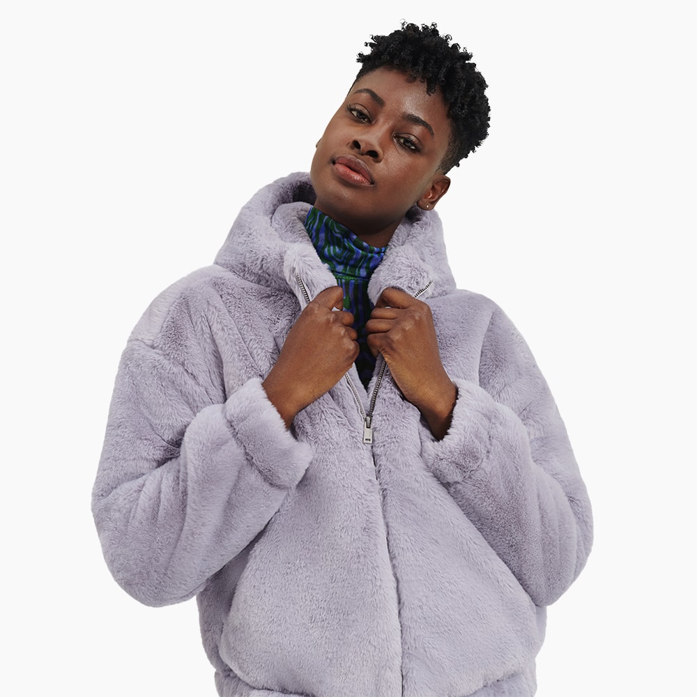 Jaqueta UGG Mandy Faux Fur Hoodie