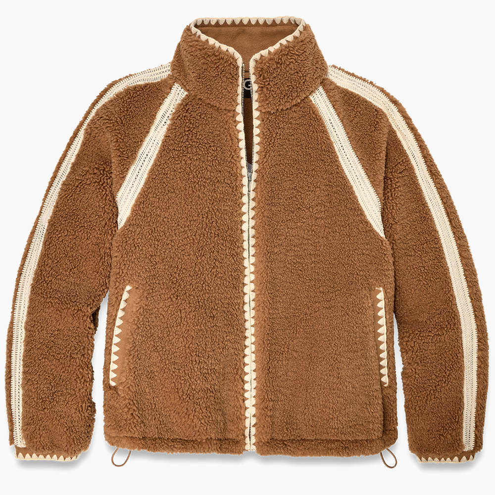 Jaqueta UGG Nikia Crochet UGGfluff Caramelo