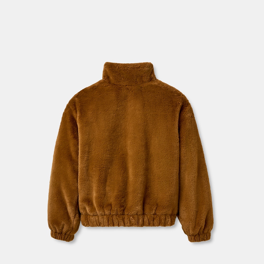 Jaqueta UGG Tash Faux Fur Marrom