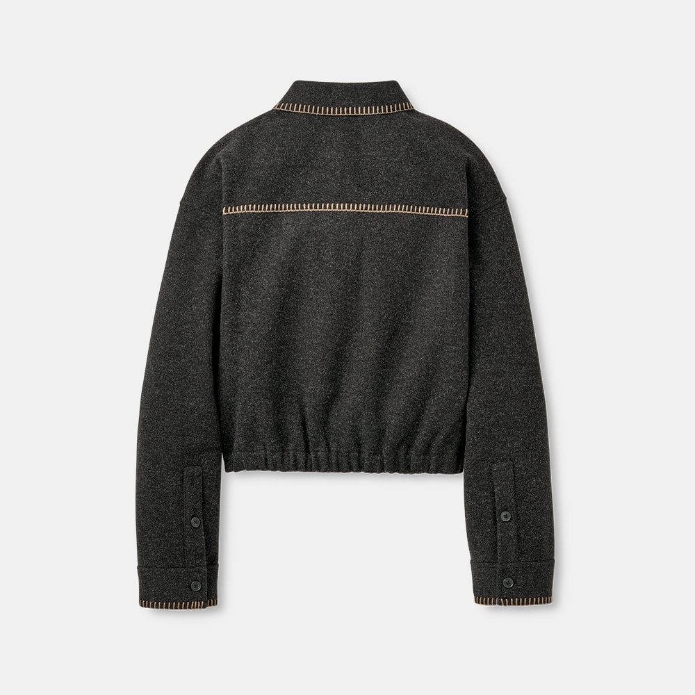 Jaqueta UGG Toria Cinza Escuro