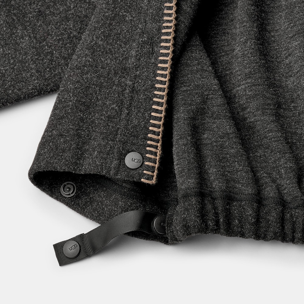 Jaqueta UGG Toria Cinza Escuro