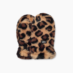K FAUX FUR MITTEN