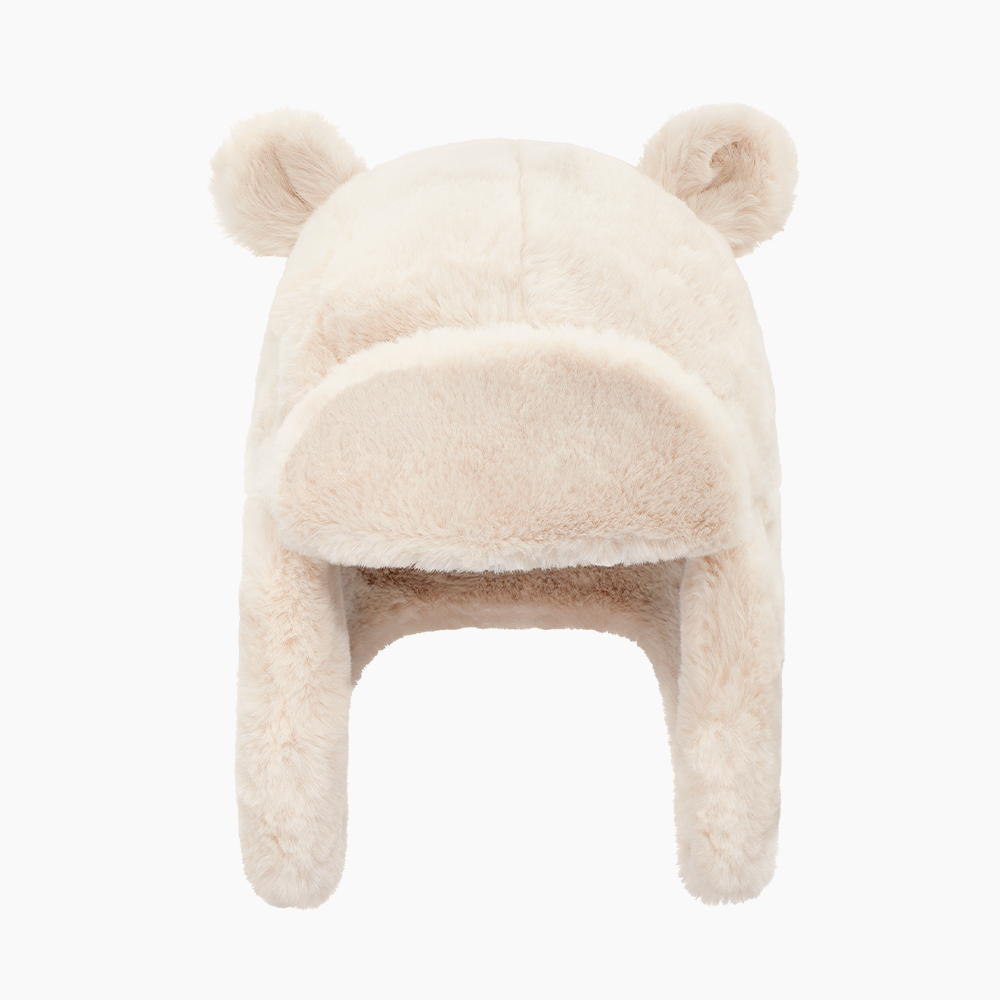K FAUX FUR TRAPPER W EARS
