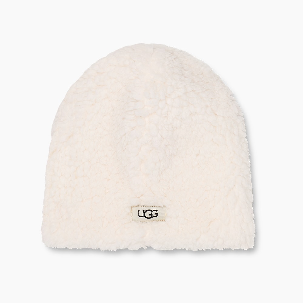 K SHERPA BEANIE AND SCARF SET