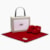 Kit Baby UGG com Bota e Cobertor Vermelho