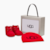 Kit UGG Baby  Neumel e Gorro Vermelho