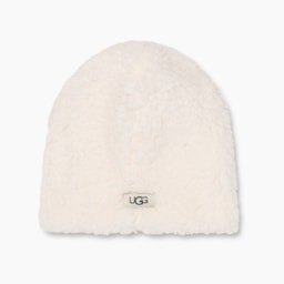 Kit UGG Infantil com Cachecol e Gorro Creme