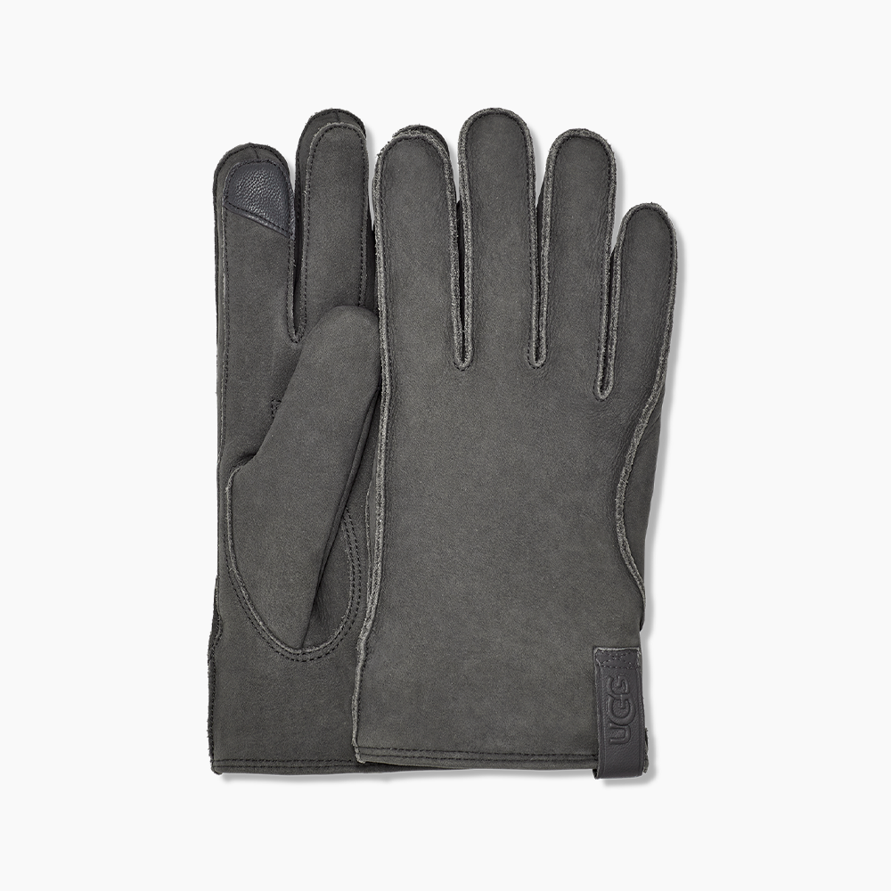 M LEATHER CLAMSHELL LOGO GLOVE