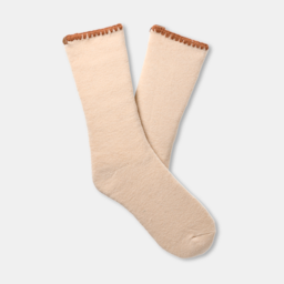 Meia UGG Marleny Whipstitch Crew Creme