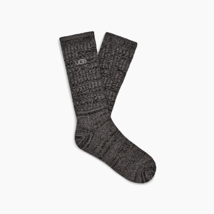 Meia UGG Masculinas Trey Rib Knit Preto