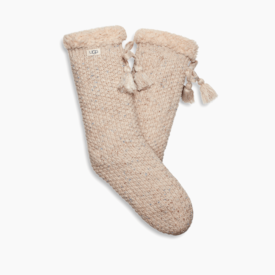 Meia Ugg Nessie Fleece Lined Bege