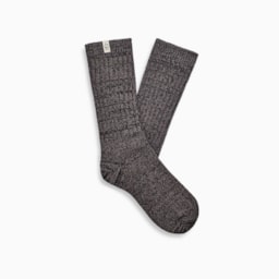 Meia UGG Rib Knit Slouchy Crew Cinza