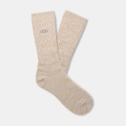 Meias UGG Masculinas Trey Rib Knit Bege