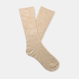 Meias UGG Rib Knit Slouchy Crew Bege
