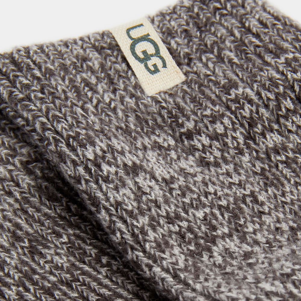 Meias UGG Rib Knit Slouchy Crew Cinza