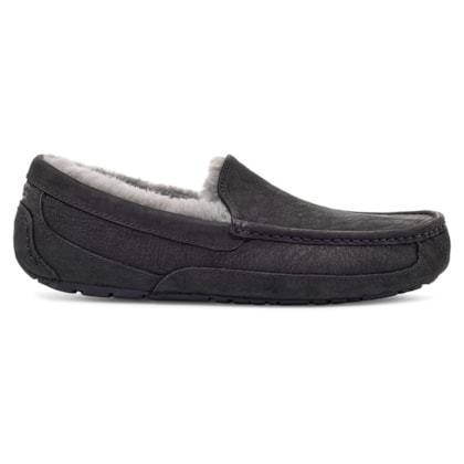 Mocassim de Couro UGG  Masculino Ascot Preto
