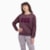 Moletom UGG Madeline Fuzzy Logo Crewneck Vinho