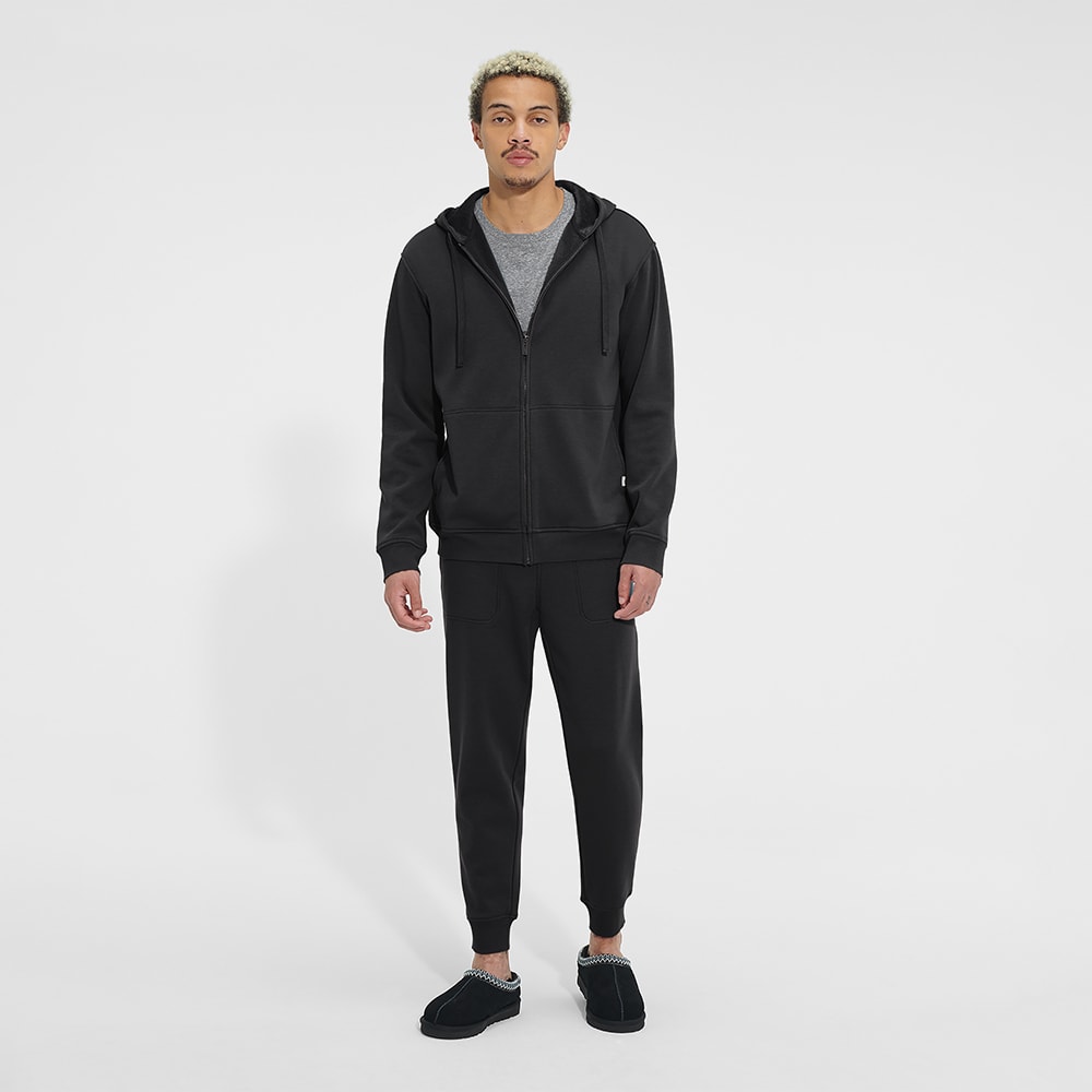 Moletom UGG Masculina Gordon Zipped Preto