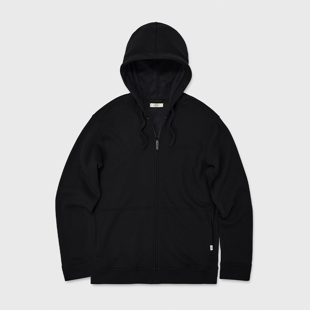 Moletom UGG Masculina Gordon Zipped Preto