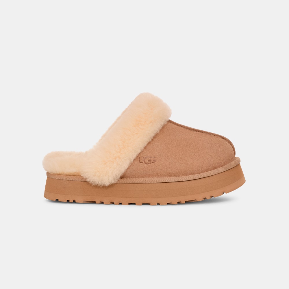 Mule UGG Disquette Bege