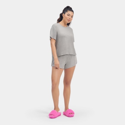 Pijama UGG Aniyah Set Cinza