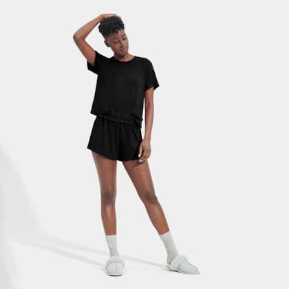 Pijama UGG Aniyah Set Preto