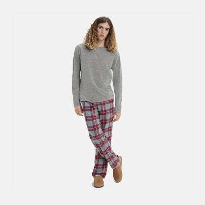 Pijama UGG Masculino Steiner Set Gift Box Cinza