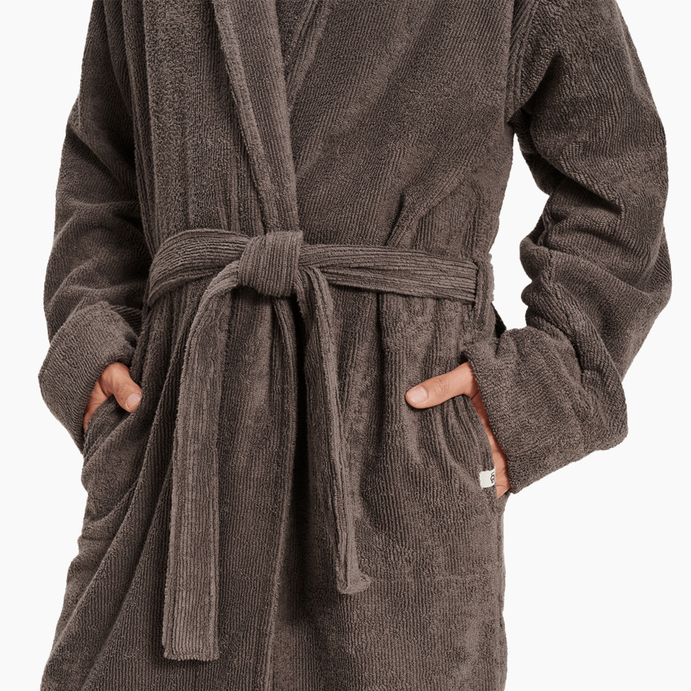 Robe UGG Masculino Turner Terry Cinza