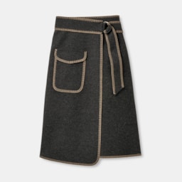 Saia UGG Adina Wrap Cinza Escuro