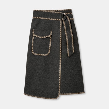 Saia UGG Adina Wrap Cinza Escuro